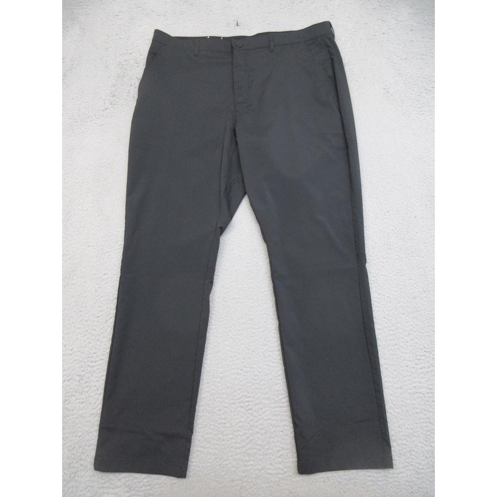 Columbia Sage Peak Chino Pant Men 38x32 Black Omni Shield Stretch Hiking Utility